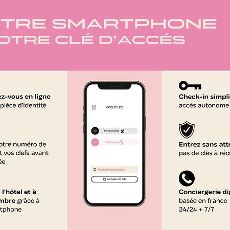 Hotel Gambettes - Entree Autonome, Reception En Ligne - Encore Mieux 里摩日 外观 照片