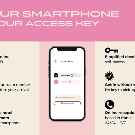 Hotel Gambettes - Entree Autonome, Reception En Ligne - Encore Mieux 里摩日 外观 照片